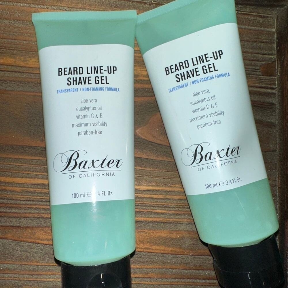 Baxter of California barber men BEARD LINE-UP SHAVE GEL